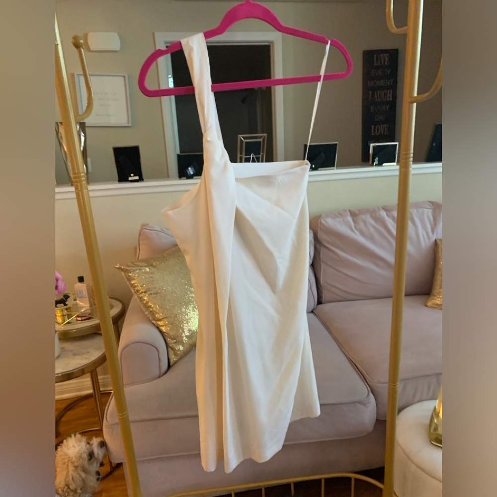 Theory one shoulder dress